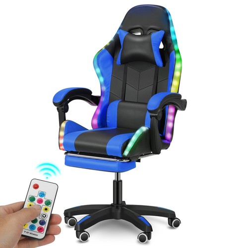 High back rgb gaming chair - rgb,