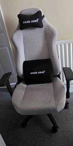 Anda seat grey - grey, fabric