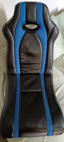 Black blue racing gaming - blue, chair