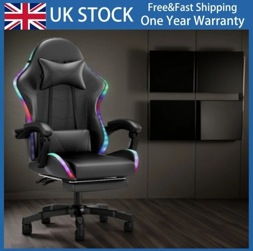 Reclining gaming chair with - reclining,