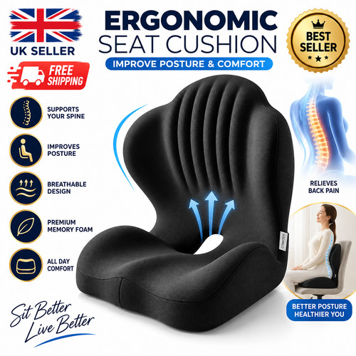 Ergonomic memory foam seat - memory,