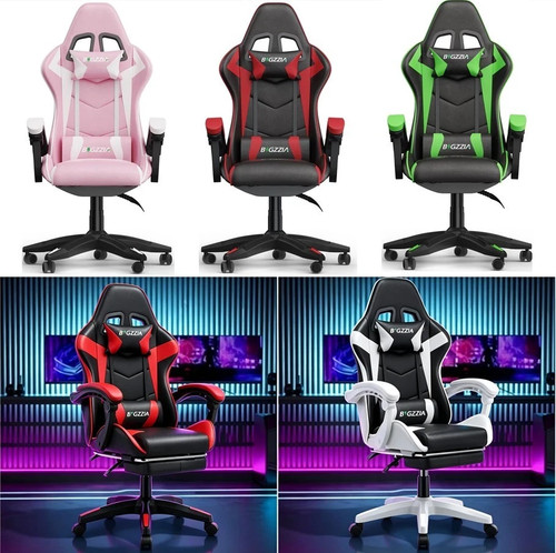 Swivel gaming chair faux - swivel,