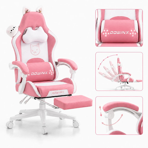 Gaming chair with cat ears - with,