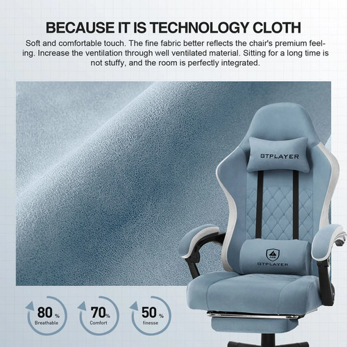 Gtplayer fabric gaming chair - gtplayer,